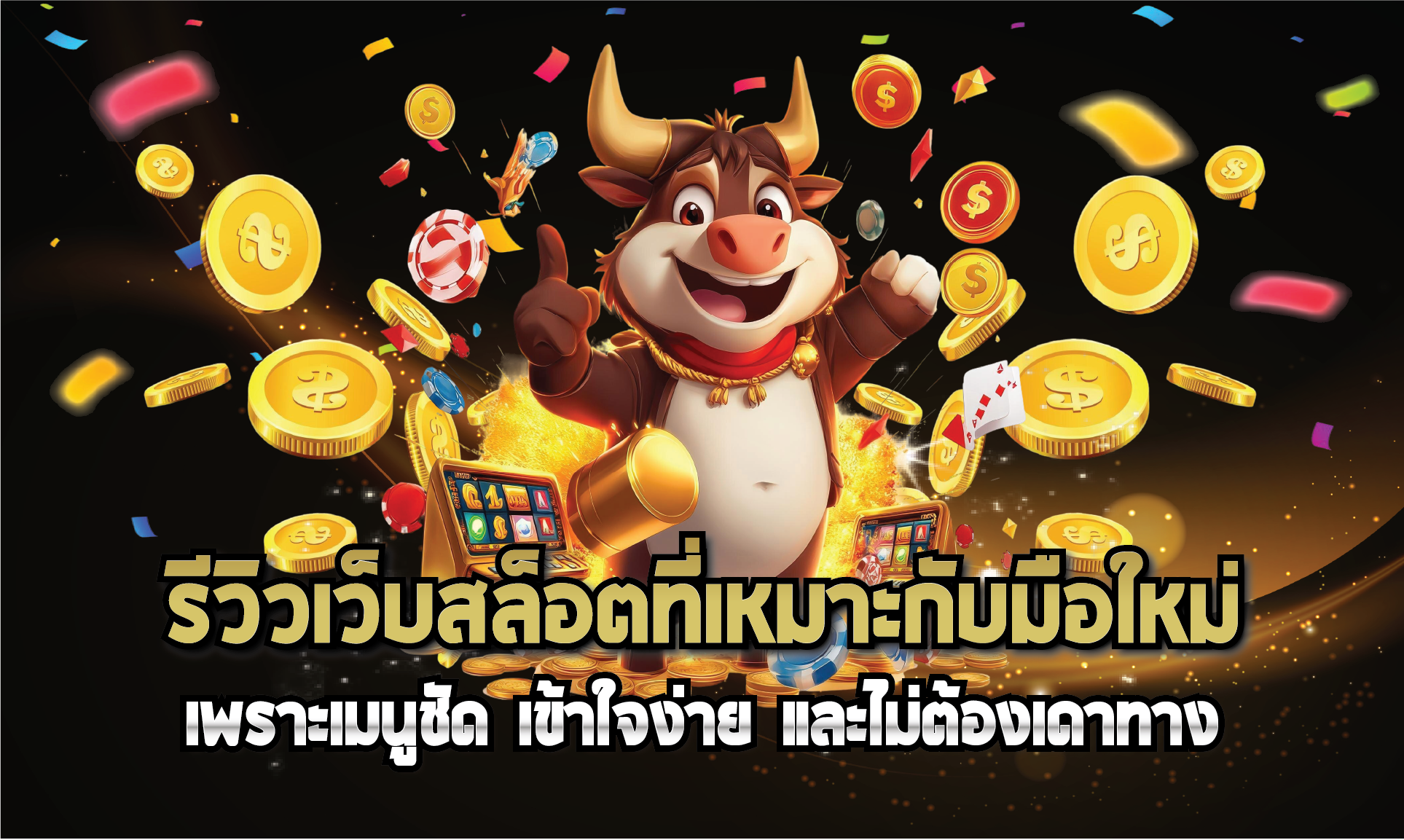 รีวิวเว็บสล็อตที่เหมาะกับมือใหม่ เพราะเมนูชัด เข้าใจง่าย และไม่ต้องเดาทาง